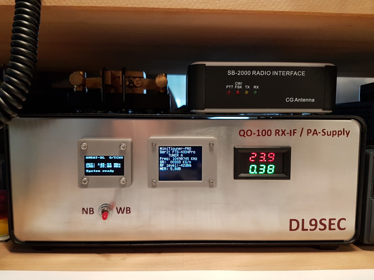 RX-IF, PA-supply and DATV receiver